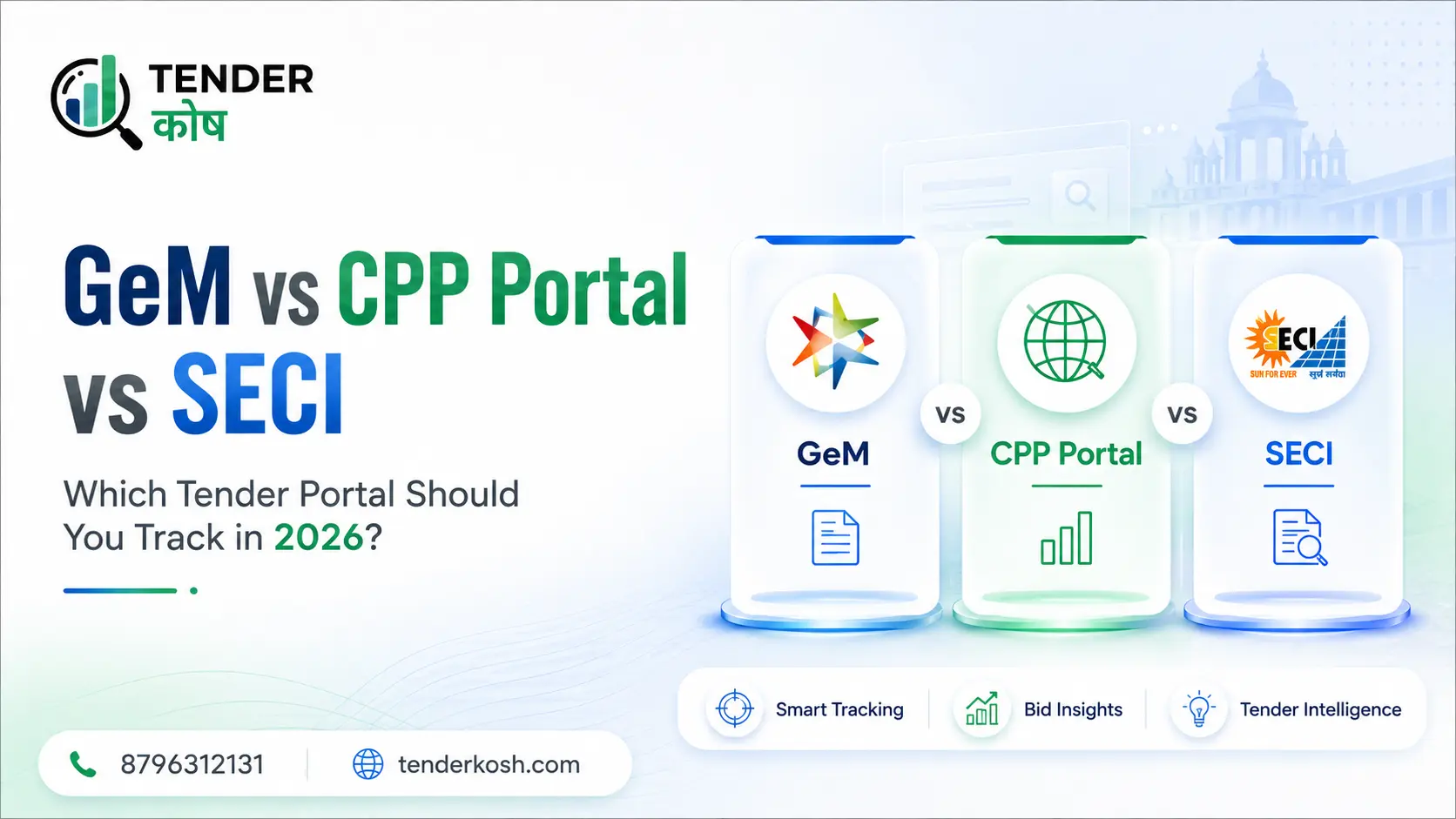 GeM vs CPPP vs SECI