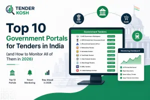 top 10 government portals for tenders in india