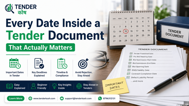 Every Date Inside a Tender Document That Actually Matters