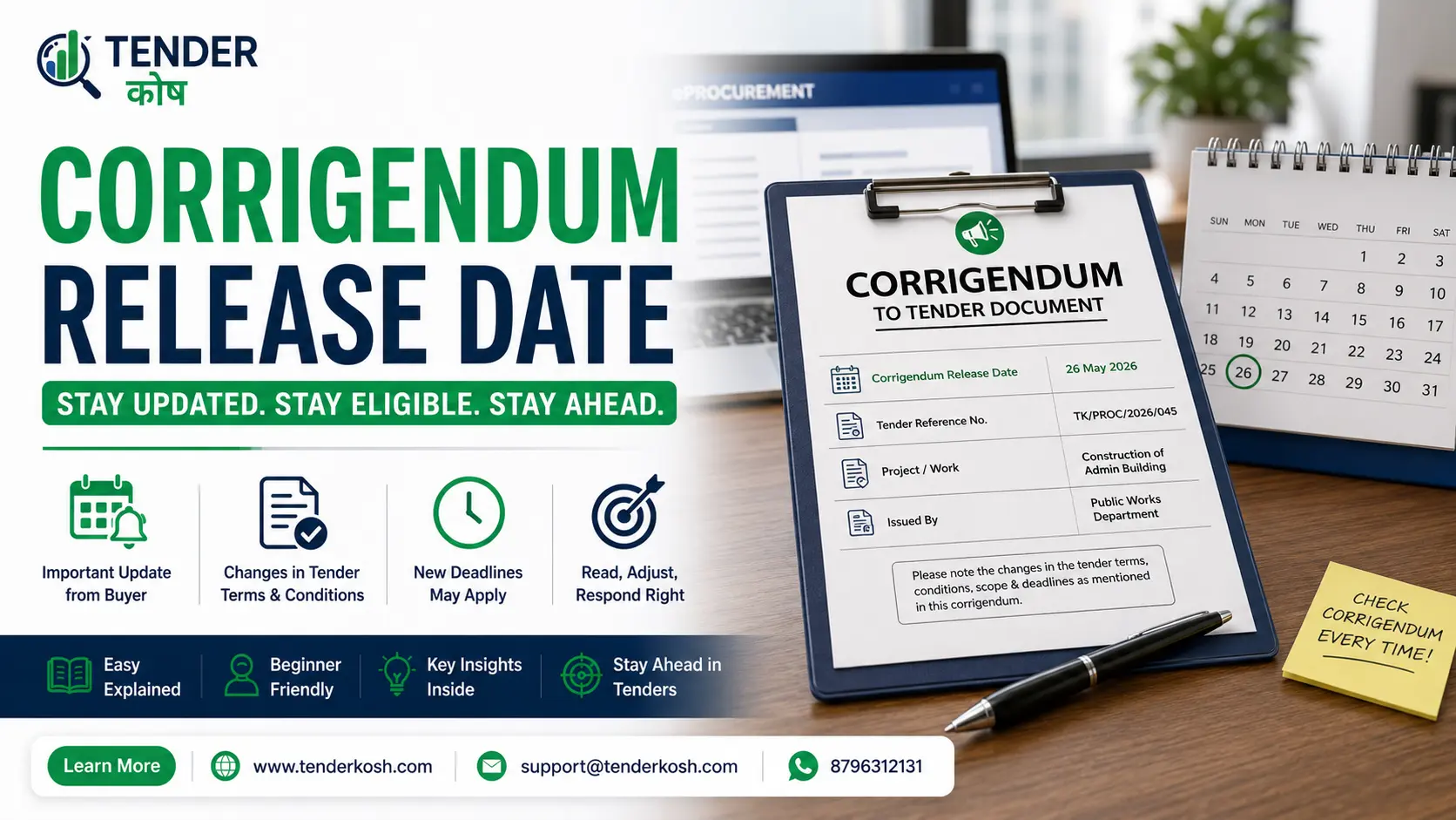 Tender Document Dates: Every Deadline That Actually Matters