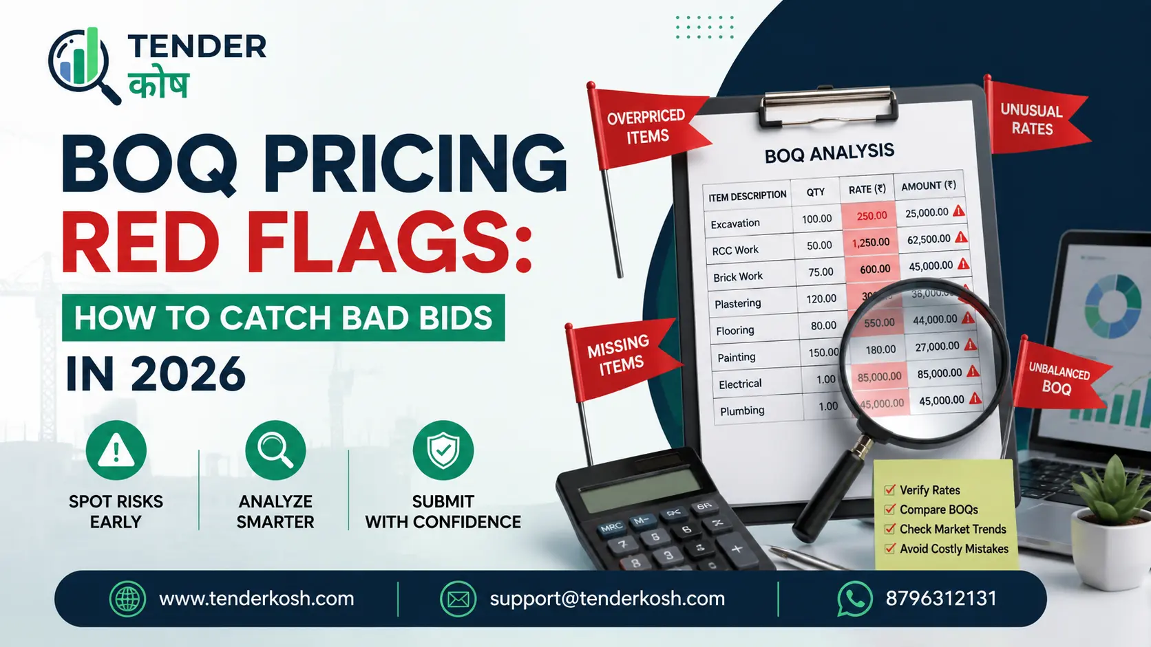 BOQ Pricing Red Flags How to Catch Bad Bids in 2026