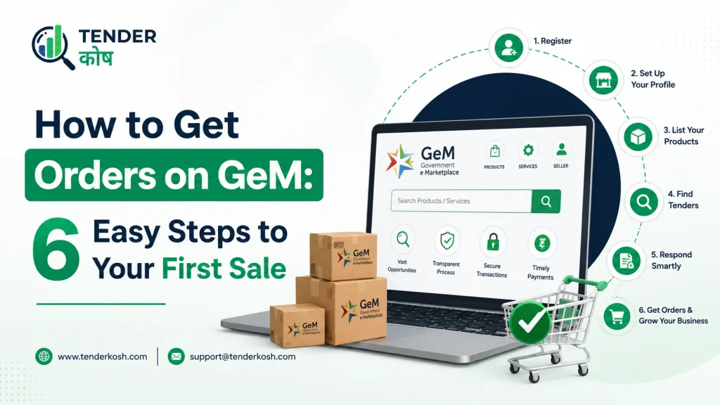 How to get orders on GeM