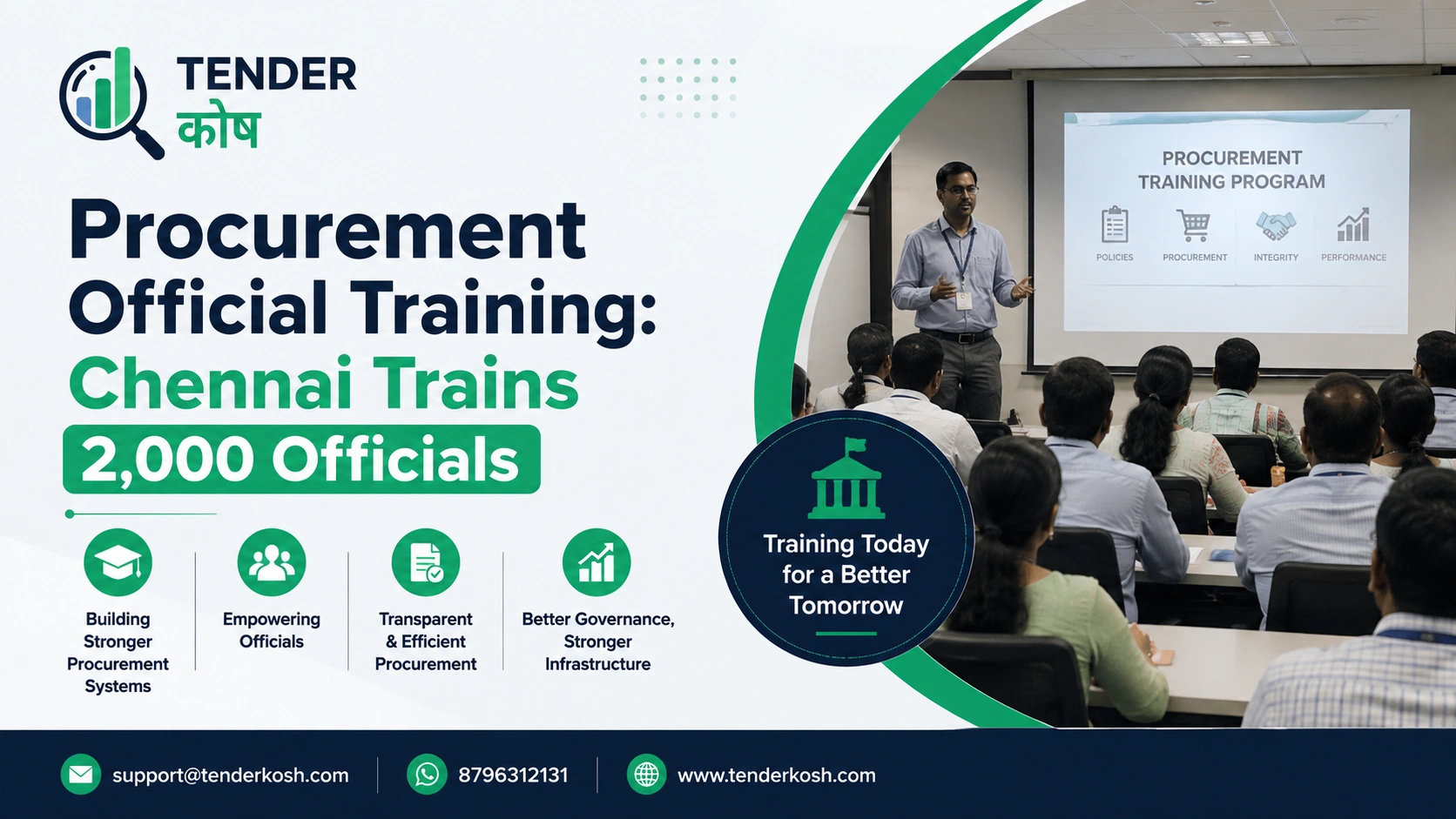 Procurement Official Training- Chennai Trains 2000 officials