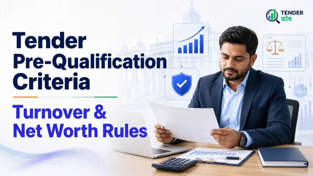 Tender Pre Qualification Criteria - TenderKosh